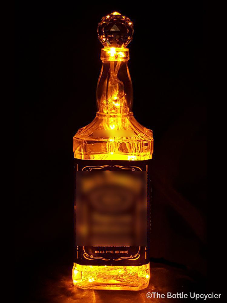 Whiskey Bottle Lamp The Bottle Upcycler